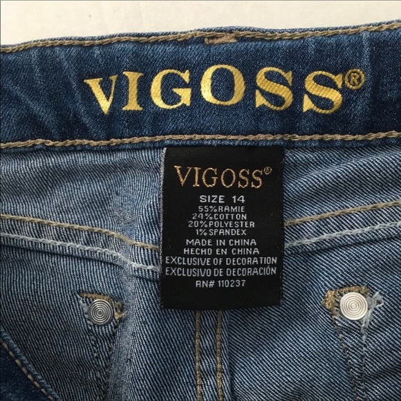 Vigoss denim jean shorts crochet - Picture 5 of 7